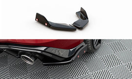 MAXTON DESIGN REAR SIDE SPLITTERS + FLAPS V.2 VOLKSWAGEN GOLF 8 GTI