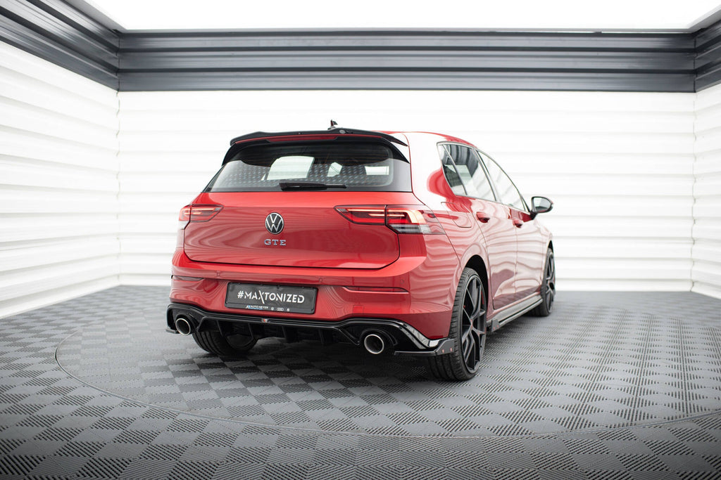 MAXTON DESIGN REAR SIDE SPLITTERS + FLAPS V.2 VOLKSWAGEN GOLF 8 GTI