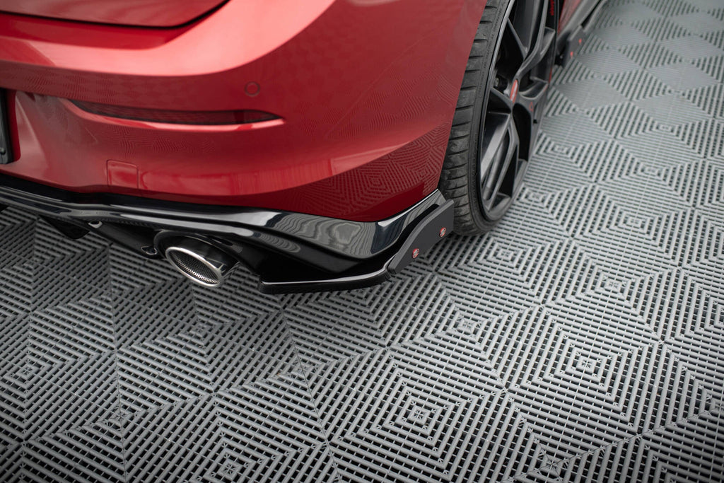 MAXTON DESIGN REAR SIDE SPLITTERS + FLAPS V.2 VOLKSWAGEN GOLF 8 GTI