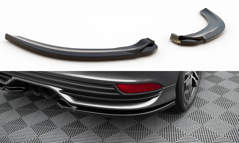 MAXTON DESIGN REAR SIDE SPLITTERS V.2 FORD FOCUS ST MK3 FACELIFT