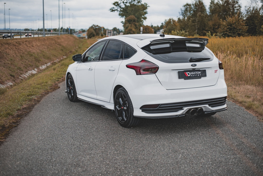 MAXTON DESIGN REAR SIDE SPLITTERS V.2 FORD FOCUS ST MK3 FACELIFT