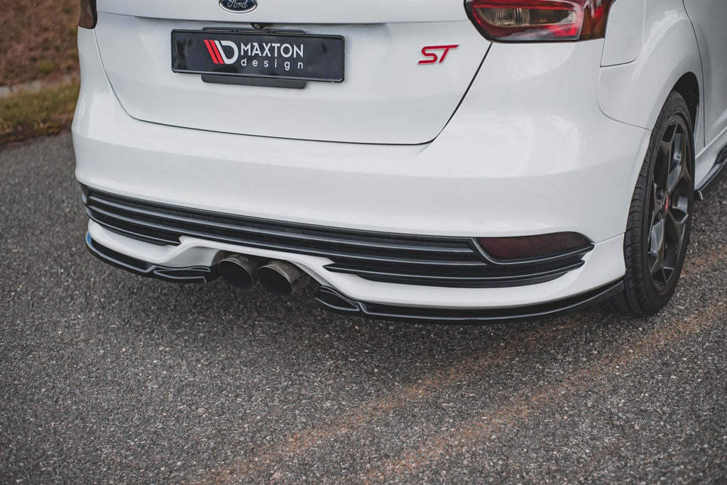 MAXTON DESIGN REAR SIDE SPLITTERS V.2 FORD FOCUS ST MK3 FACELIFT