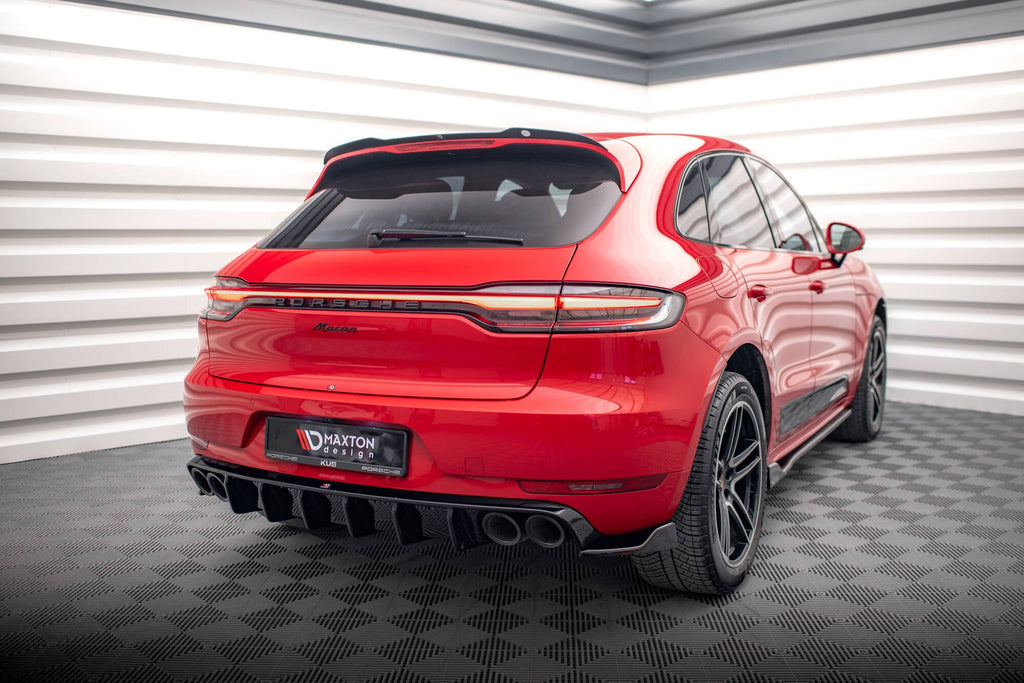 MAXTON DESIGN Rear Side Splitters V.2 Porsche Macan GTS / Sport Design Mk1 Facelift
