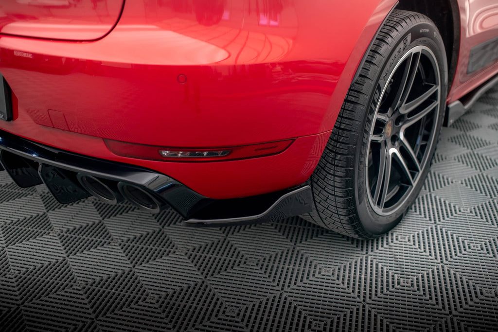 MAXTON DESIGN Rear Side Splitters V.2 Porsche Macan GTS / Sport Design Mk1 Facelift