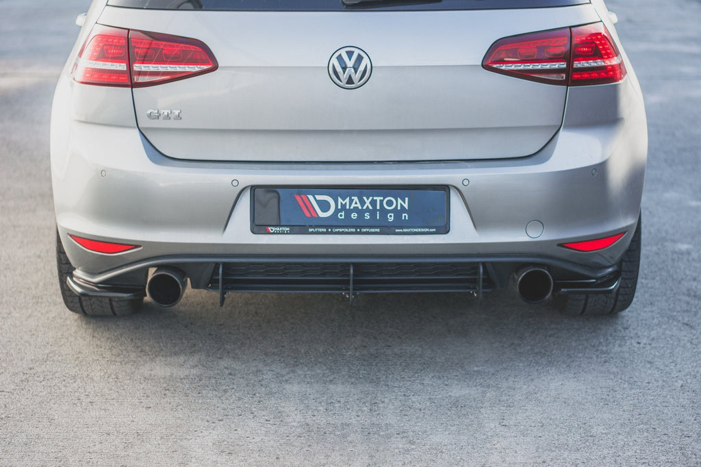 MAXTON DESIGN REAR SIDE SPLITTERS V.2 VW GOLF 7 GTI