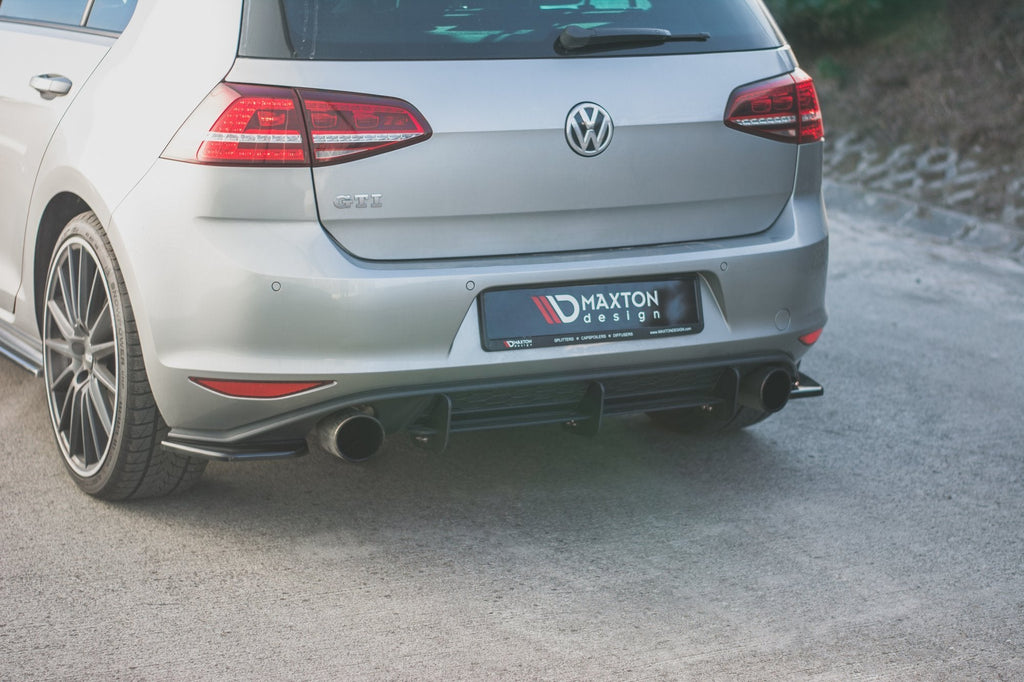 MAXTON DESIGN REAR SIDE SPLITTERS V.2 VW GOLF 7 GTI