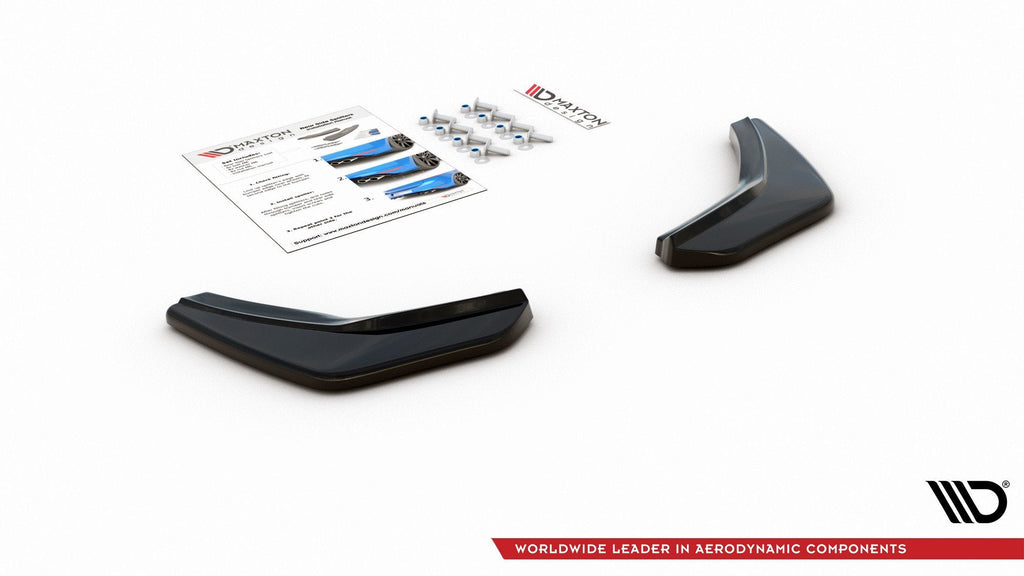 MAXTON DESIGN REAR SIDE SPLITTERS V.2 VW GOLF 7 GTI