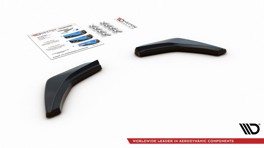 MAXTON DESIGN REAR SIDE SPLITTERS V.2 VW GOLF 7 GTI