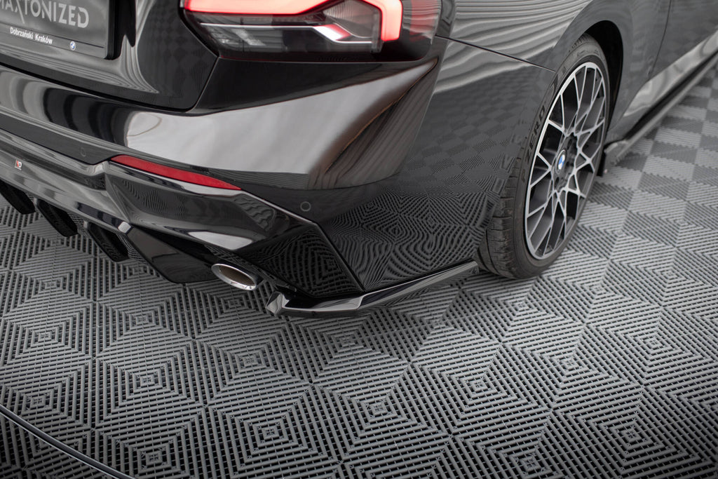 MAXTON DESIGN REAR SIDE SPLITTERS V.3 BMW 2 G42 (set for Maxton valance)