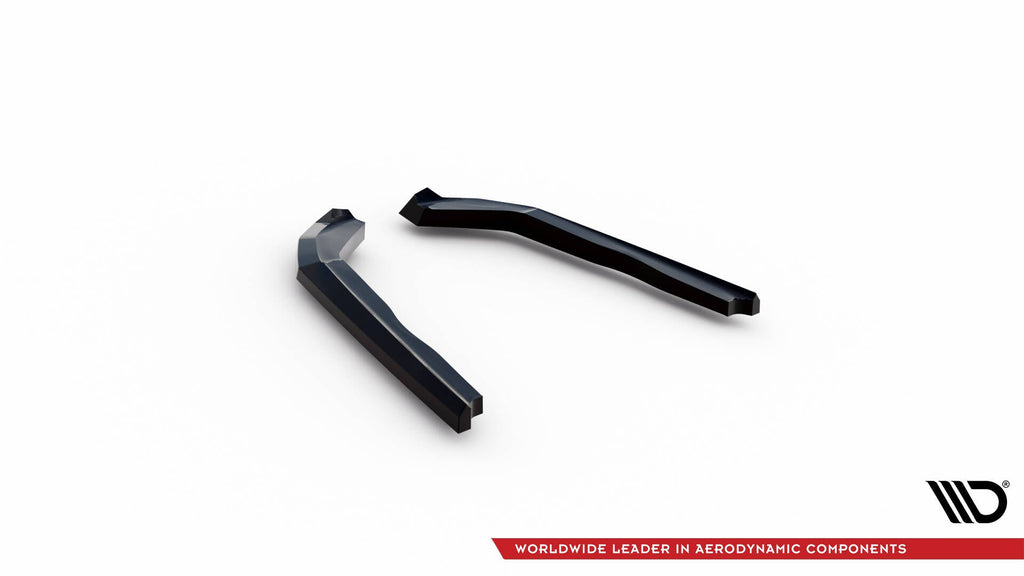 MAXTON DESIGN REAR SIDE SPLITTERS V.3 BMW 2 G42 (set for Maxton valance)