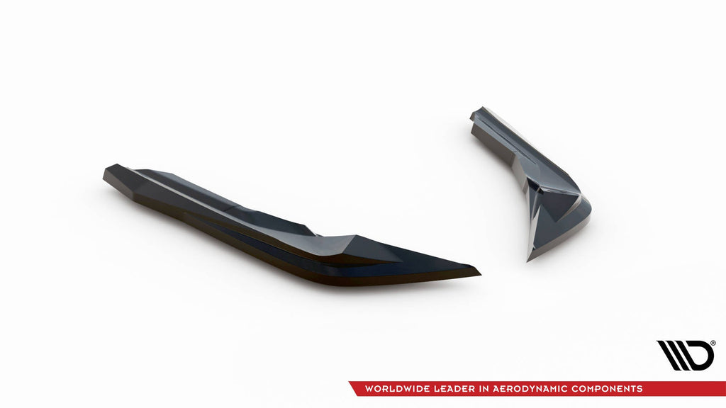 MAXTON DESIGN REAR SIDE SPLITTERS V.3 BMW M2 G87 (set for Maxton valance V.1)