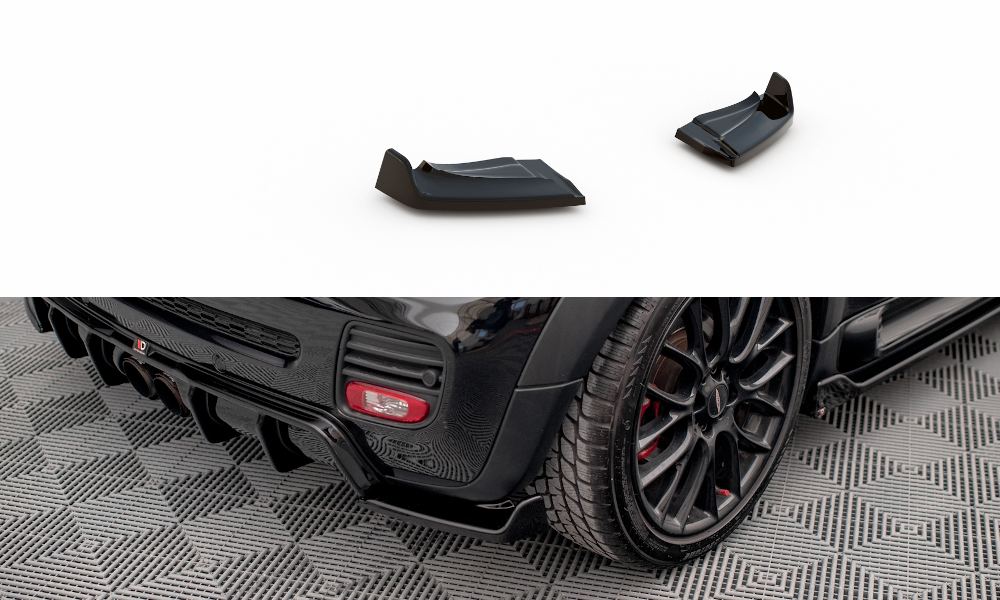 MAXTON DESIGN REAR SIDE SPLITTERS V.3 MINI COOPER JOHN COOPER WORKS R56 (MAXTON VALANCE SET)