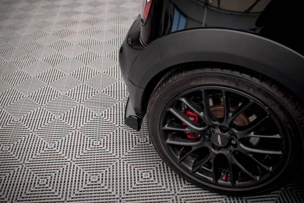 MAXTON DESIGN REAR SIDE SPLITTERS V.3 MINI COOPER JOHN COOPER WORKS R56 (MAXTON VALANCE SET)