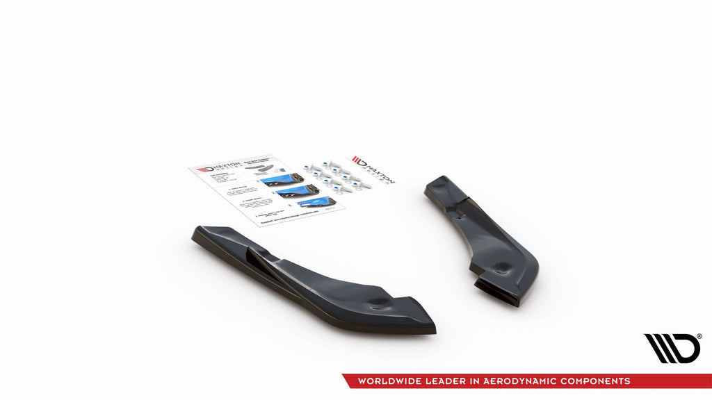 MAXTON DESIGN REAR SIDE SPLITTERS V.3 TOYOTA SUPRA MK5