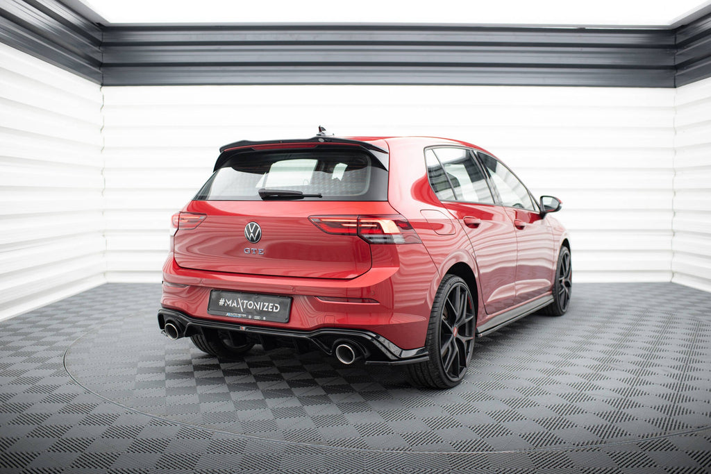 MAXTON DESIGN REAR SIDE SPLITTERS V.3 VOLKSWAGEN GOLF GTI MK8 (set for Maxton valance V.2)
