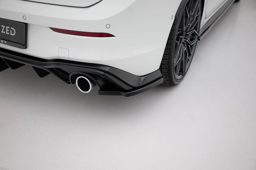MAXTON DESIGN REAR SIDE SPLITTERS V.3 VOLKSWAGEN GOLF GTI MK8 (set for Maxton valance V.2)