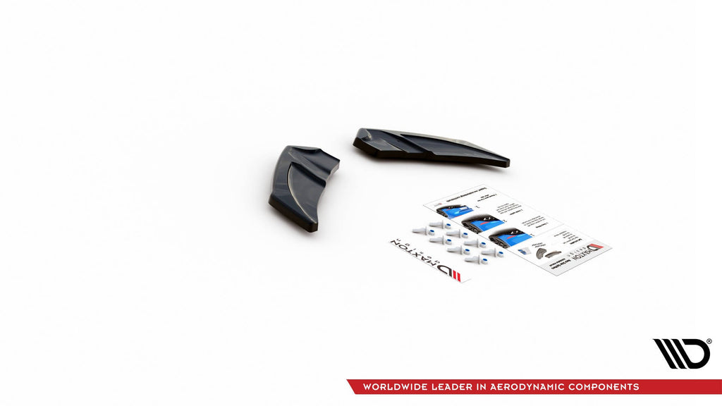 MAXTON DESIGN REAR SIDE SPLITTERS V.3 VOLKSWAGEN GOLF R MK7