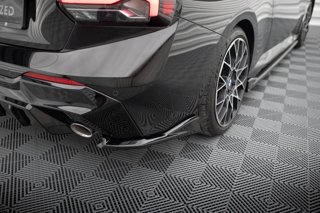 MAXTON DESIGN REAR SIDE SPLITTERS V.4 BMW 2 G42 (set for Maxton valance)