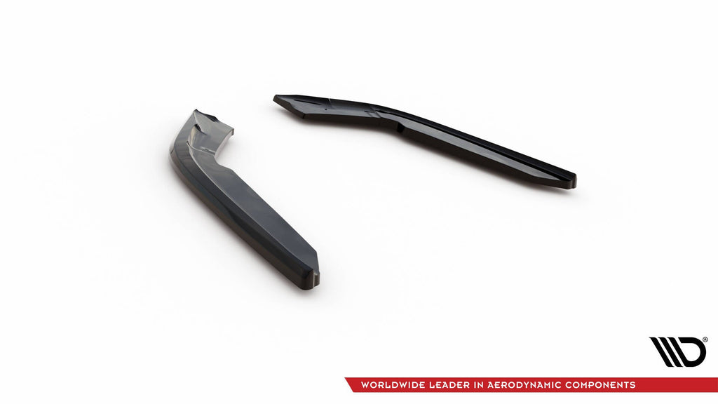 MAXTON DESIGN REAR SIDE SPLITTERS V.4 BMW 4 COUPE M-PACK F32 (set for Maxton valance)