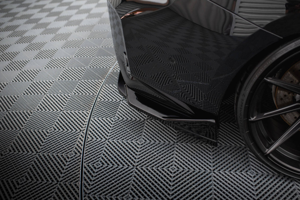 MAXTON DESIGN REAR SIDE SPLITTERS V.4 BMW M2 G87 (set for Maxton valance V.1)