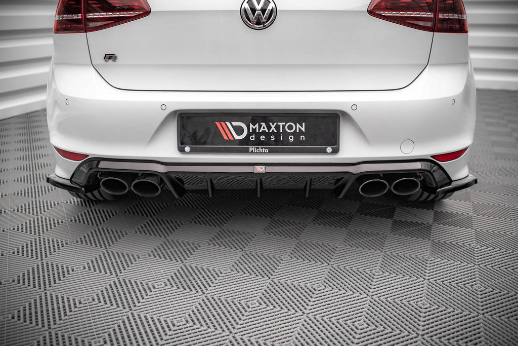 MAXTON DESIGN REAR SIDE SPLITTERS V.4 VOLKSWAGEN GOLF R MK7