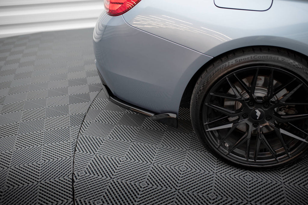 MAXTON DESIGN REAR SIDE SPLITTERS V.5 BMW 4 COUPE M-PACK F32 (set for Maxton valance)