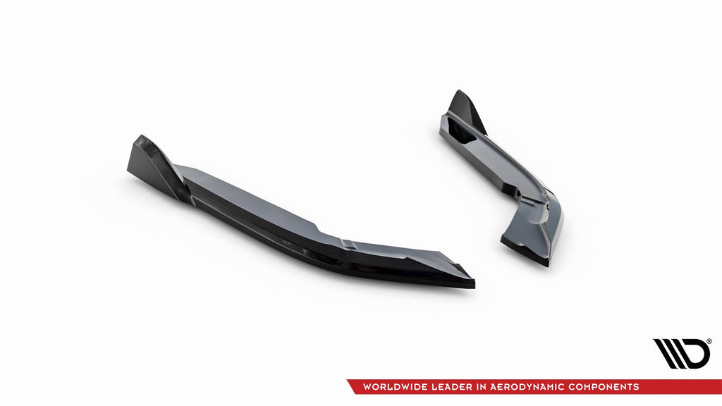 MAXTON DESIGN REAR SIDE SPLITTERS V.5 BMW 4 COUPE M-PACK F32 (set for Maxton valance)