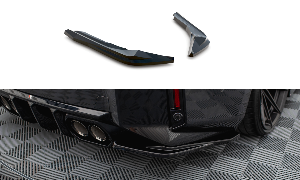 MAXTON DESIGN Rear Side Splitters V.5 BMW M2 G87 (set for Maxton valance v.2)