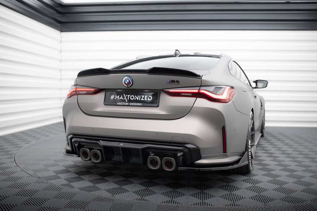 MAXTON DESIGN Rear Side Splitters V.5 (set for Maxton valance v.1) BMW M4 G82