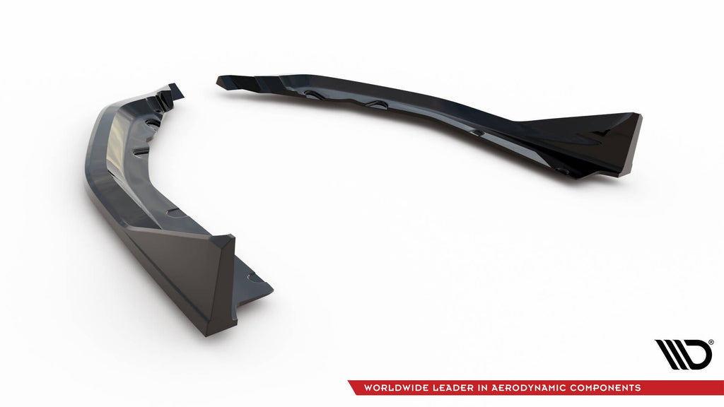 MAXTON DESIGN Rear Side Splitters V.5 (set for Maxton valance v.1) BMW M4 G82