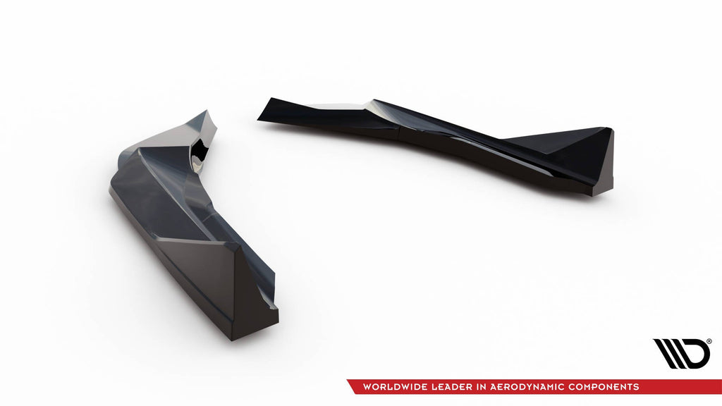 MAXTON DESIGN Rear Side Splitters V.6 BMW M2 G87 (set for Maxton valance v.2)