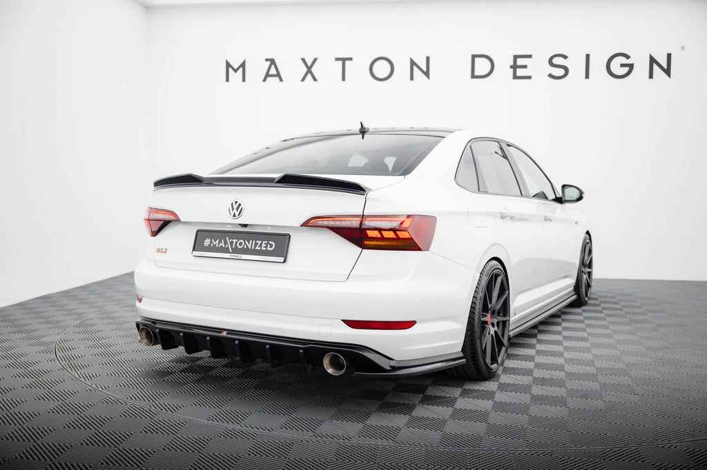 MAXTON DESIGN Rear Side Splitters Volkswagen Jetta GLI Mk7 (SET FOR MAXTON VALANCE)