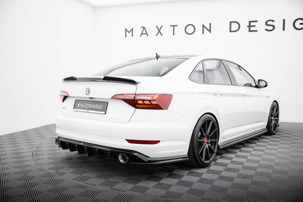 MAXTON DESIGN Rear Side Splitters Volkswagen Jetta GLI Mk7 (SET FOR MAXTON VALANCE)