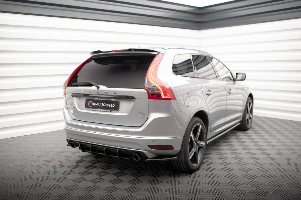 MAXTON DESIGN REAR SIDE SPLITTERS VOLVO XC60 R-DESIGN MK1 FACELIFT