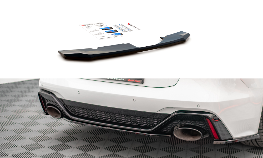 MAXTON DESIGN CENTRAL REAR SPLITTER AUDI RS6 C8