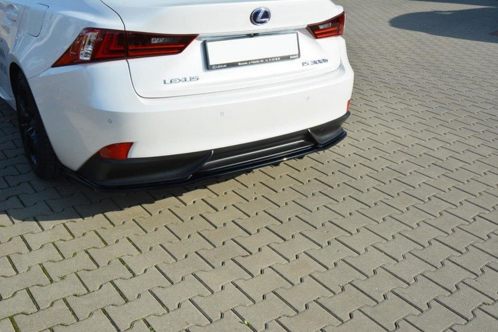MAXTON DESIGN Rear Splitter Lexus IS Mk3 H (with vertical bars)