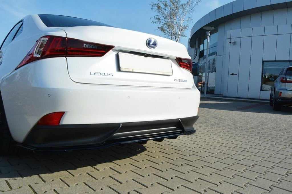 MAXTON DESIGN Rear Splitter Lexus IS Mk3 H (with vertical bars)