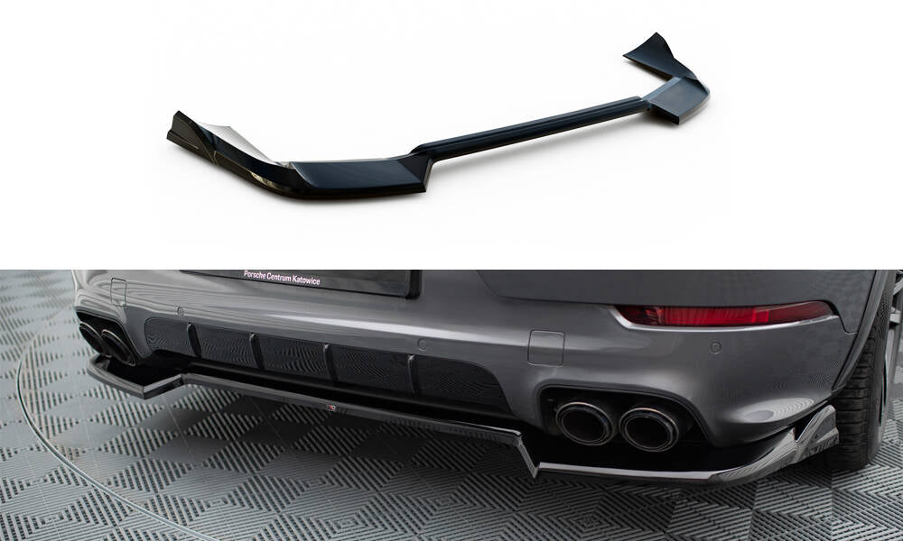 MAXTON DESIGN Rear Splitter Porsche Cayenne SUV / Coupe Mk3 Facelift