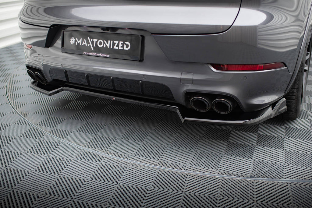 MAXTON DESIGN Rear Splitter Porsche Cayenne SUV / Coupe Mk3 Facelift