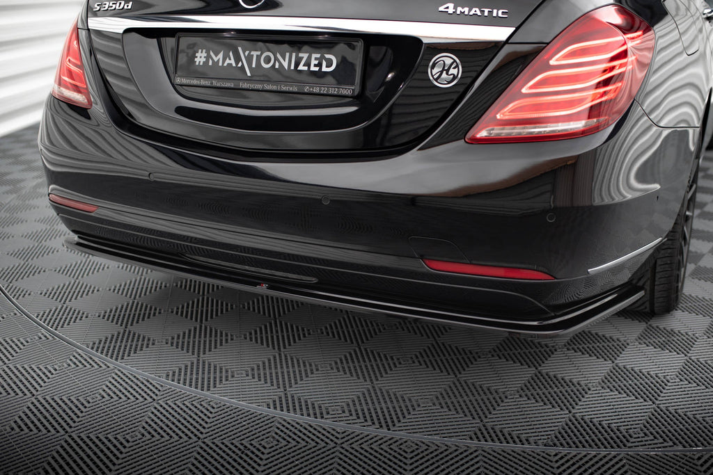 MAXTON DESIGN Rear Splitter V.2 Mercedes-Benz S W222
