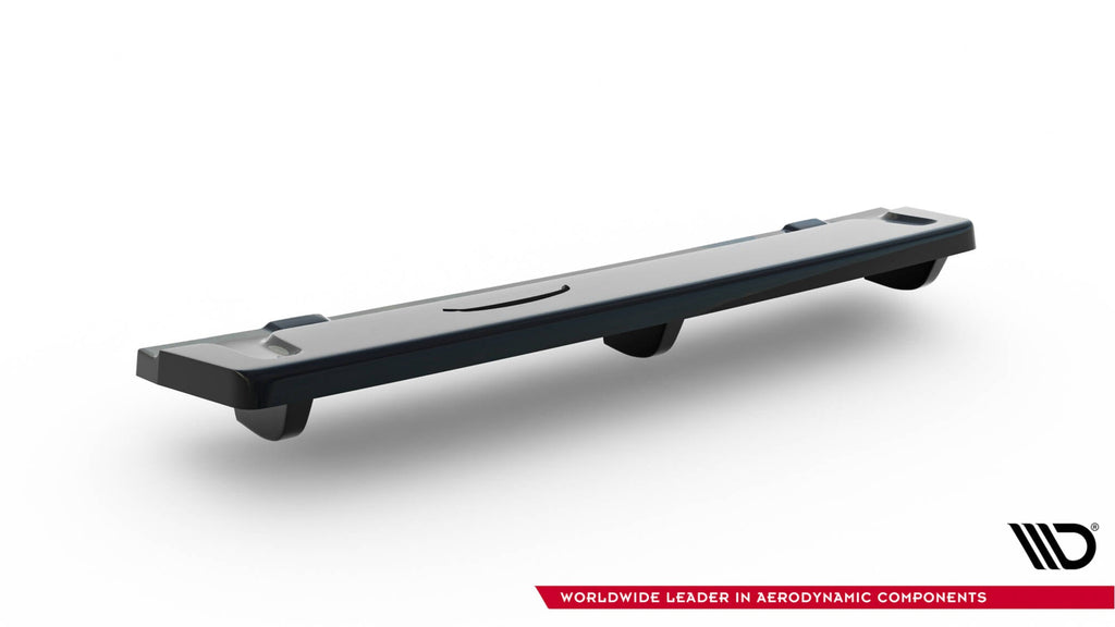 MAXTON DESIGN CENTRAL REAR SPLITTER VW GOLF VII R (WITH VERTICAL BARS)