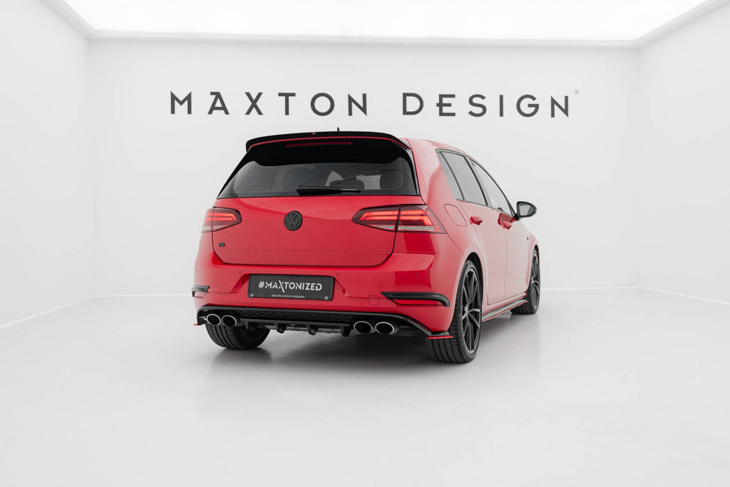 MAXTON DESIGN CENTRAL REAR SPLITTER VW GOLF VII R (FACELIFT)