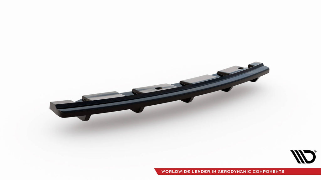 MAXTON DESIGN CENTRAL REAR SPLITTER BMW 5 F11 M-PACK (FITS TWO SINGLE EXHAUST ENDS)