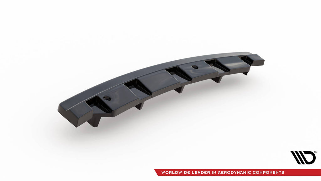 MAXTON DESIGN CENTRAL REAR SPLITTER BMW 5 F11 M-PACK (FITS TWO SINGLE EXHAUST ENDS)
