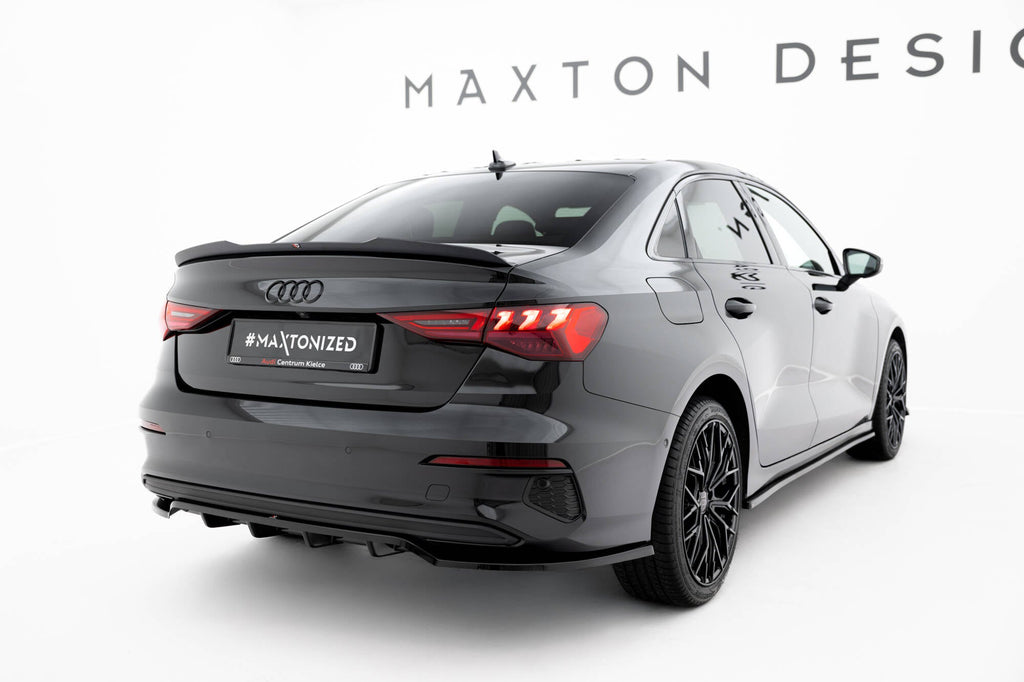 MAXTON DESIGN Rear Splitter (with vertical bars) Audi A3 Sedan 8Y