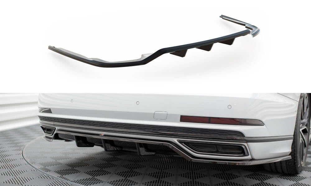 MAXTON DESIGN Rear Splitter (with vertical bars) Audi A8 S-Line D5