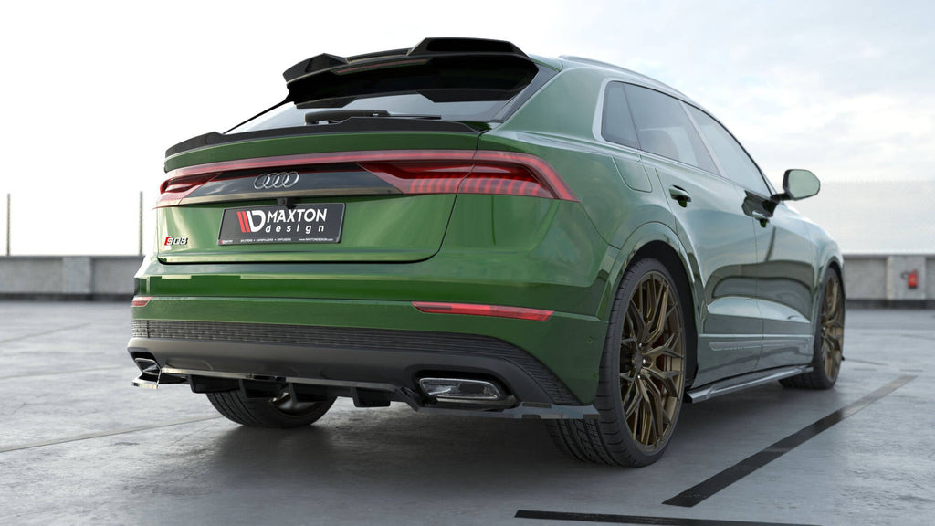 MAXTON DESIGN Rear Splitter (with vertical bars) Audi Q8 Mk1 Facelift