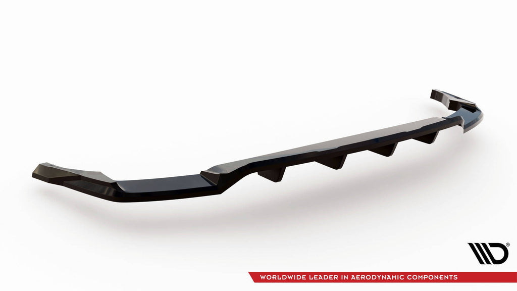 MAXTON DESIGN Rear Splitter (with vertical bars) Audi Q8 Mk1 Facelift