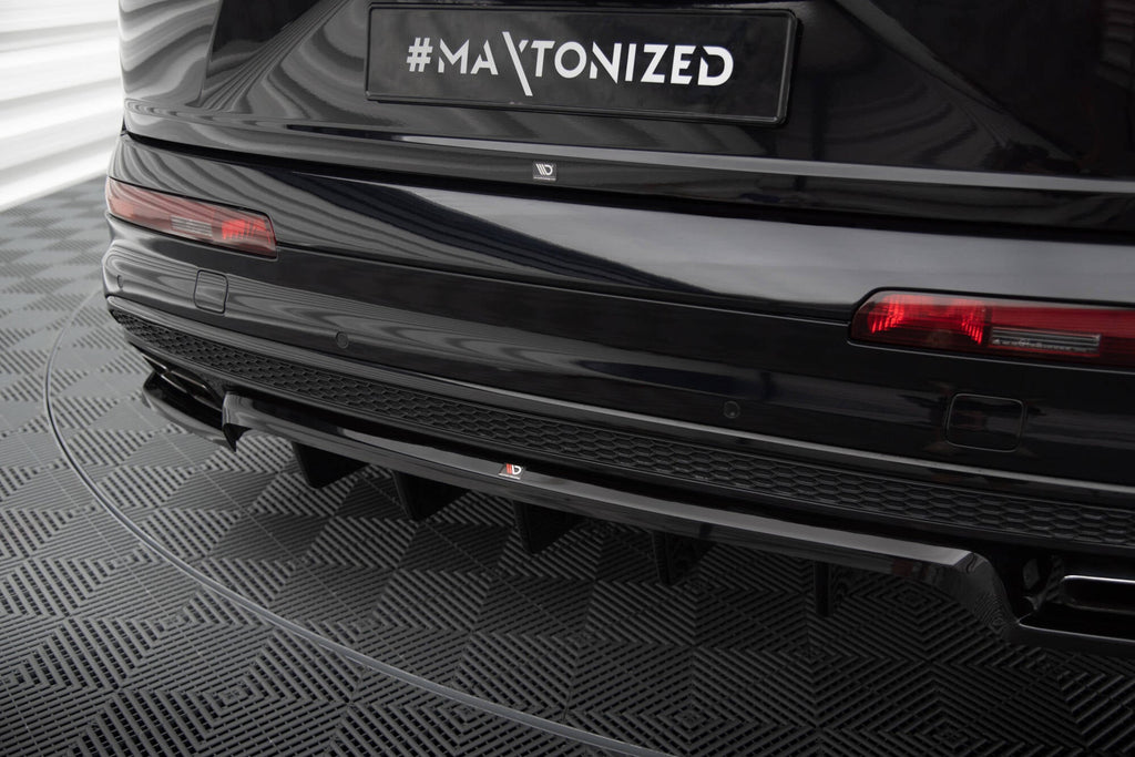 MAXTON DESIGN Rear Splitter (with vertical bars) Audi SQ7 Mk2