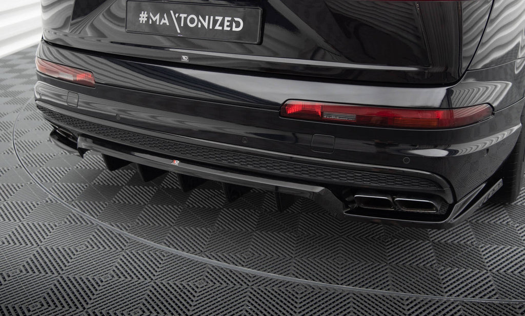 MAXTON DESIGN Rear Splitter (with vertical bars) Audi SQ7 Mk2